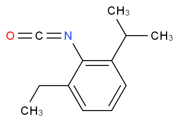 2-乙基-6-异丙基异氰酸苯酯_分子结构_CAS_102561-41-1)