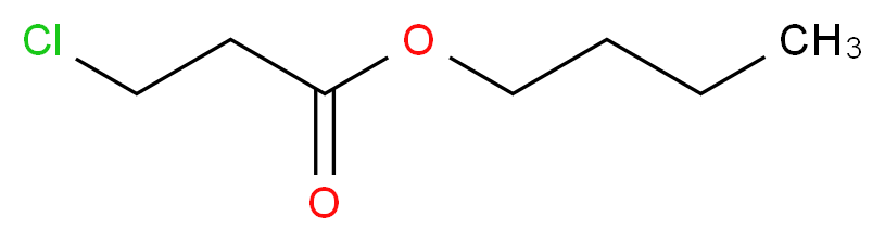 butyl 3-chloropropanoate_分子结构_CAS_27387-79-7