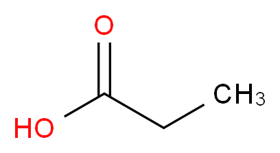 PROPIONIC ACID, CERTIFIED GRADE_分子结构_CAS_)