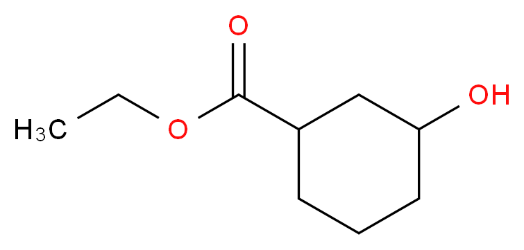 Ethyl 3-hydroxycyclohexanecarboxylate_分子结构_CAS_94160-25-5)