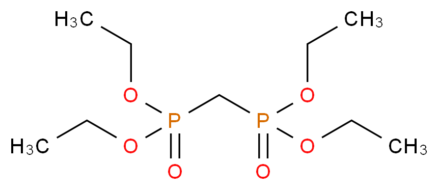 diethyl [(diethoxyphosphoryl)methyl]phosphonate_分子结构_CAS_1660-94-2