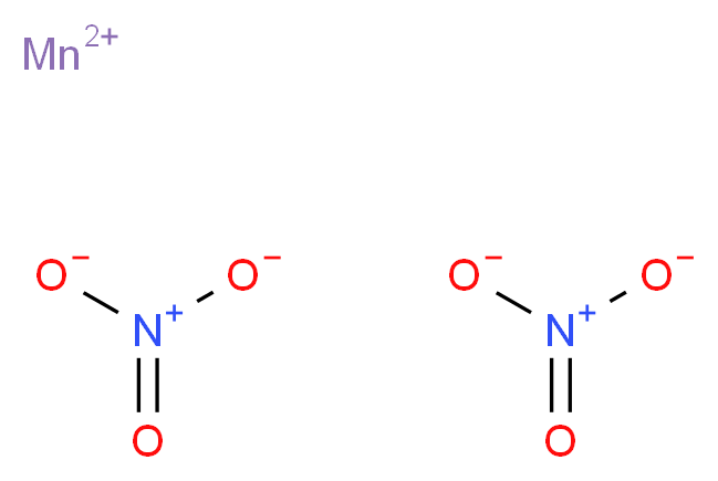 manganese(2+) ion dinitrate_分子结构_CAS_10377-66-9