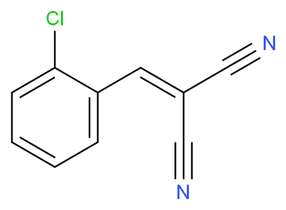 2-[(2-chlorophenyl)methylidene]propanedinitrile_分子结构_CAS_2698-41-1