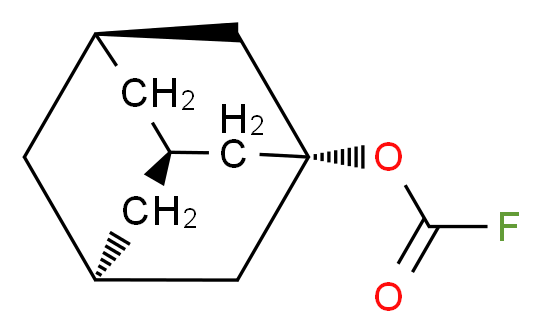 (3R,5S,7s)-adamantan-1-yl fluoroformate_分子结构_CAS_62087-82-5