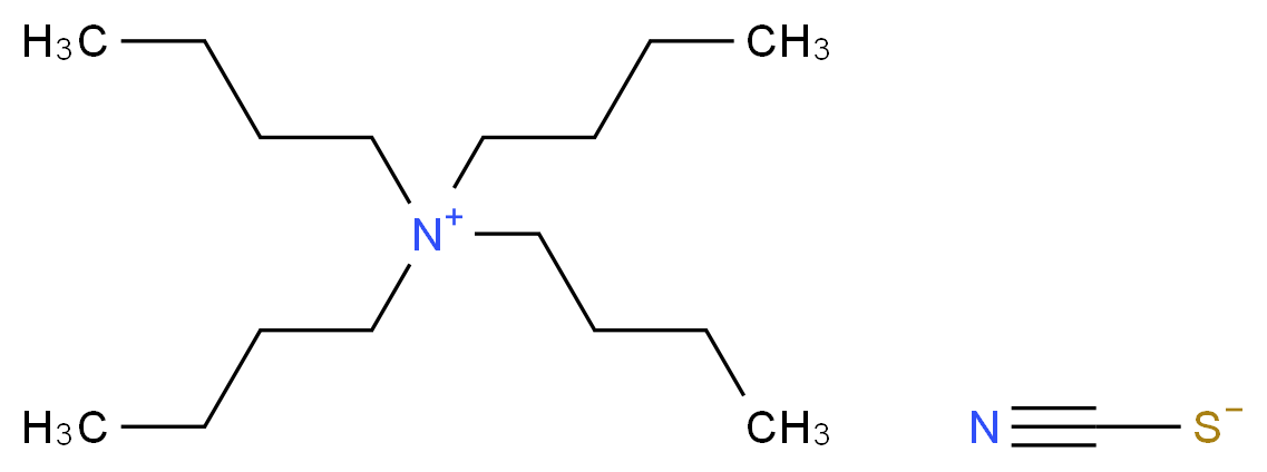 四丁基硫氰酸铵_分子结构_CAS_3674-54-2)