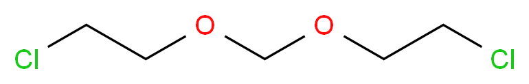 1-chloro-2-[(2-chloroethoxy)methoxy]ethane_分子结构_CAS_111-91-1