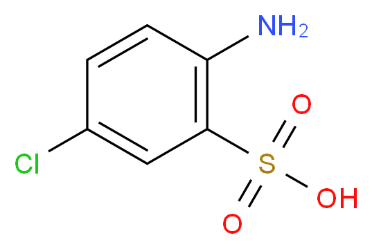 2-氨基-5-氯苯磺酸_分子结构_CAS_133-74-4)