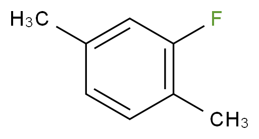 2-fluoro-1,4-dimethylbenzene_分子结构_CAS_696-01-5