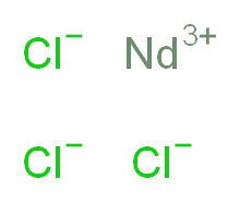 氯化钕(III),超干_分子结构_CAS_10024-93-8)