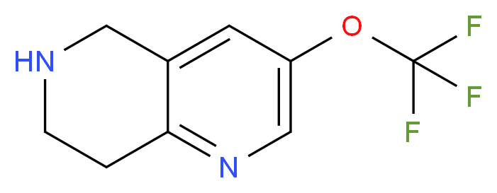 3-(trifluoromethoxy)-5,6,7,8-tetrahydro-1,6-naphthyridine_分子结构_CAS_625099-23-2)