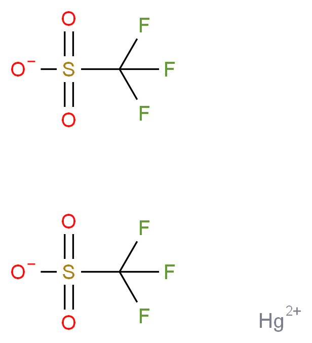Mercury(II) trifluoromethanesulphonate 98%_分子结构_CAS_)