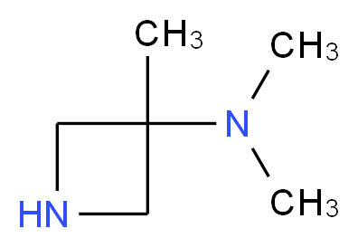 N,N,3-trimethylazetidin-3-amine_分子结构_CAS_149696-13-9