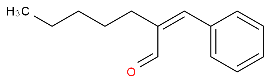 (2Z)-2-(phenylmethylidene)heptanal_分子结构_CAS_122-40-7