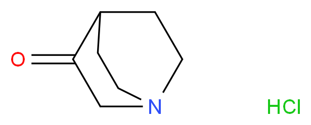 3-QUINUCLIDINONE HCl_分子结构_CAS_1193-65-3)