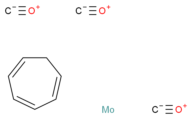 cyclohepta-1,3,5-triene tris(methanidylidyneoxidanium) molybdenum_分子结构_CAS_12125-77-8