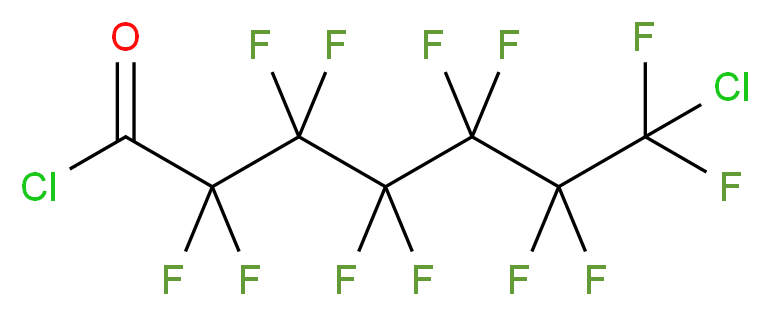 7-Chloroperfluoroheptanoyl chloride_分子结构_CAS_662-62-4)