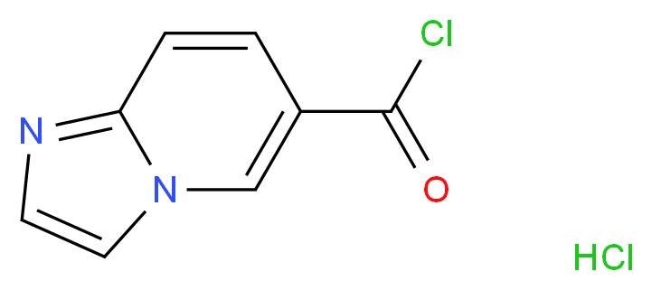 Imidazo[1,2-a]pyridine-6-carbonyl chloride hydrochloride_分子结构_CAS_859833-15-1)