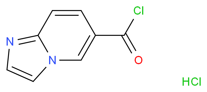 imidazo[1,2-a]pyridine-6-carbonyl chloride hydrochloride_分子结构_CAS_859833-15-1)