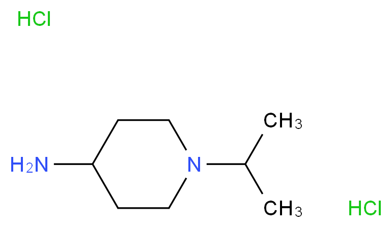 1-Isopropylpiperidin-4-amine, dihydrochloride_分子结构_CAS_)