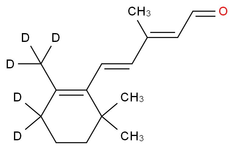 3-Methyl-5-[2,6,6-trimethyl-1-(cyclohexen-d5)-1-yl]-penta-2,4-dienal_分子结构_CAS_1185244-72-7)