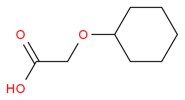 2-(cyclohexyloxy)acetic acid_分子结构_CAS_71995-54-5