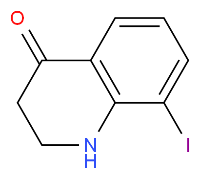 8-IODO-2,3-DIHYDROQUINOLIN-4(1H)-ONE_分子结构_CAS_328546-78-7)