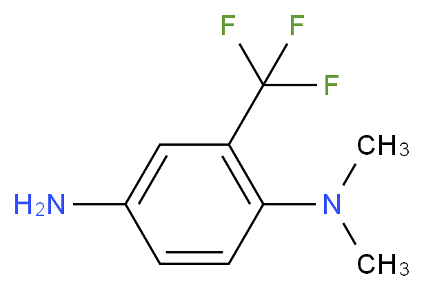 N~1~,N~1~-dimethyl-2-(trifluoromethyl)-1,4-benzenediamine_分子结构_CAS_54672-12-7)