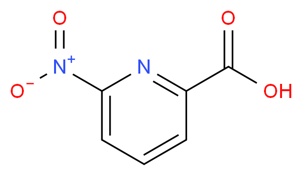 6-nitropyridine-2-carboxylic acid_分子结构_CAS_26893-68-5