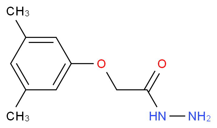 2-(3,5-dimethylphenoxy)acetohydrazide_分子结构_CAS_83798-15-6