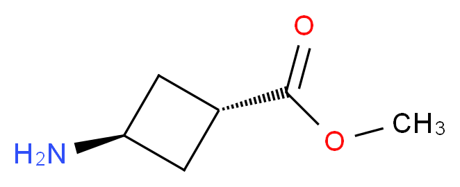 methyl trans-3-aminocyclobutanecarboxylate_分子结构_CAS_766458-70-2)