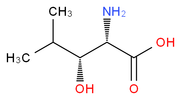 (2S,3R)-β-Hydroxyleucine_分子结构_CAS_10148-71-7)