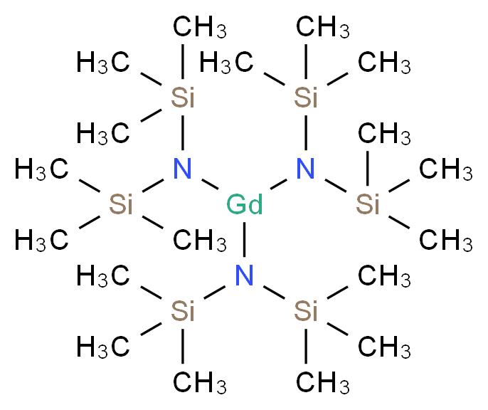 三[N,N-双(三甲基甲硅烷基)酰胺]钆(III)_分子结构_CAS_35789-03-8)