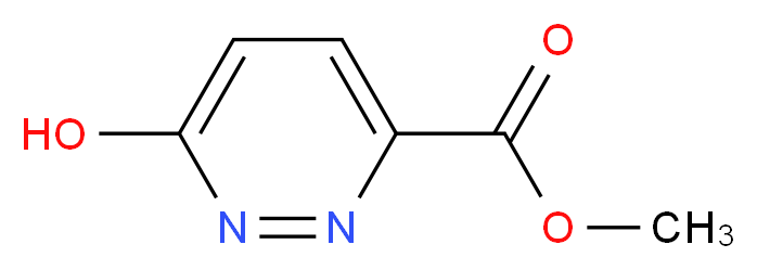 methyl 6-hydroxypyridazine-3-carboxylate_分子结构_CAS_63001-30-9