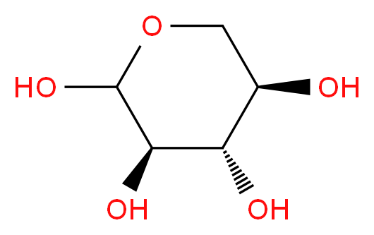 D-(+)-木糖_分子结构_CAS_58-86-6)