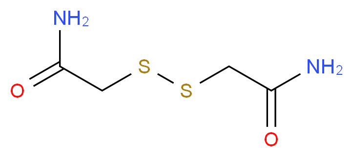 2-[(2-amino-2-oxoethyl)dithio]acetamide_分子结构_CAS_)