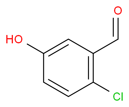 2-Chloro-5-hydroxybenzaldehyde_分子结构_CAS_7310-94-3)