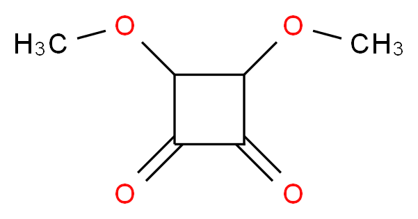 3,4-dimethoxycyclobutane-1,2-dione_分子结构_CAS_5222-73-1