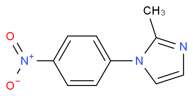 2-Methyl-1-(4-nitrophenyl)-1H-imidazole_分子结构_CAS_73225-15-7)