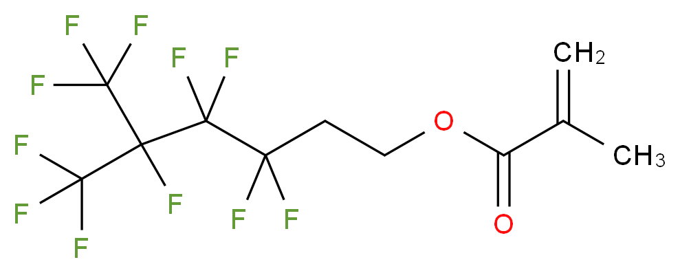 1H,1H,2H,2H-Perfluoro(5-methylhex-1-yl) methacrylate 97%_分子结构_CAS_65195-44-0)