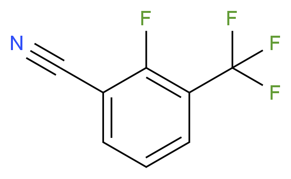 2-氟-3-(三氟甲基)苯甲腈_分子结构_CAS_146070-35-1)