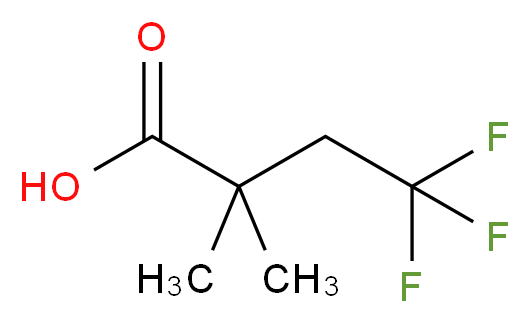 4,4,4-trifluoro-2,2-dimethylbutanoic acid_分子结构_CAS_939399-07-2