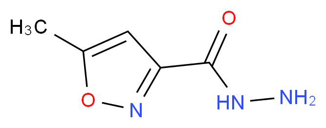 5-Methylisoxazole-3-carbohydrazide_分子结构_CAS_62438-03-3)