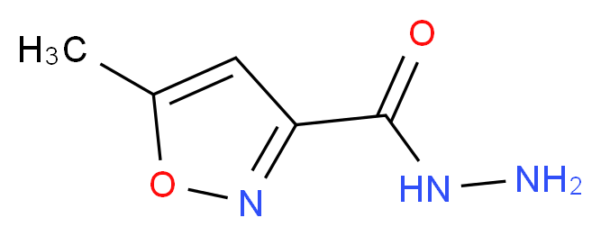 5-methyl-1,2-oxazole-3-carbohydrazide_分子结构_CAS_62438-03-3