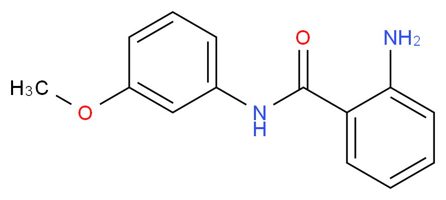 2-amino-N-(3-methoxyphenyl)benzamide_分子结构_CAS_74699-52-8)