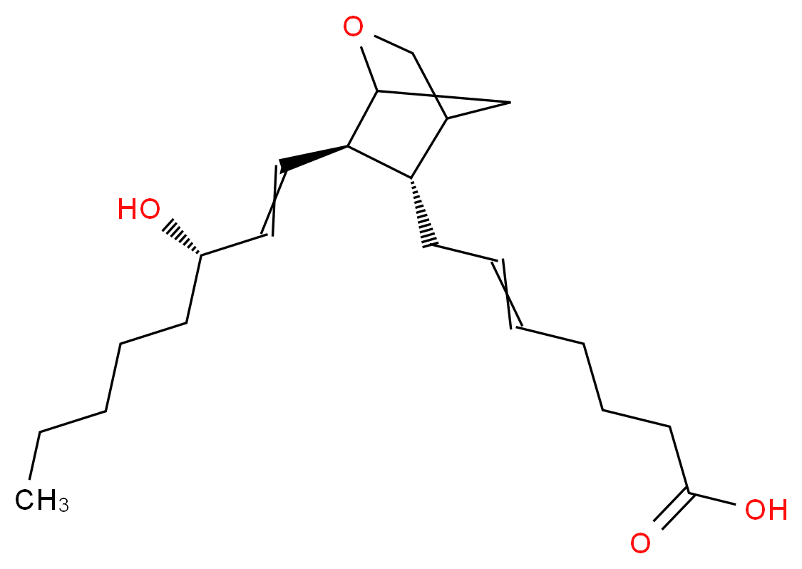 9,11-二脱氧基-11α,9α-亚甲基环氧前列腺素 F2α_分子结构_CAS_56985-40-1)