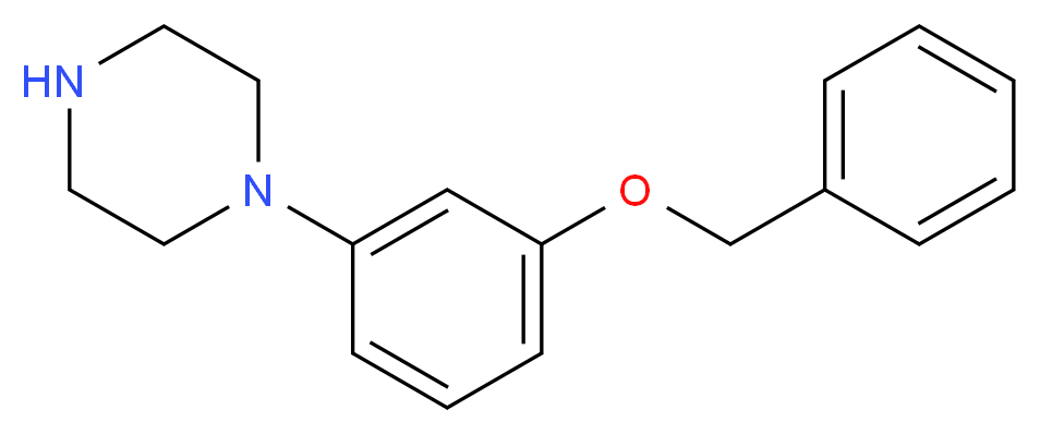 1-(3-BENZYLOXY-PHENYL)-PIPERAZINE_分子结构_CAS_756751-75-4)