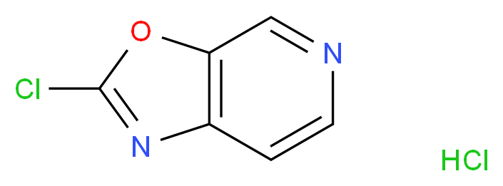 2-chloro-[1,3]oxazolo[5,4-c]pyridine hydrochloride_分子结构_CAS_1258650-05-3