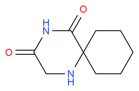 1,4-diazaspiro[5.5]undecane-3,5-dione_分子结构_CAS_5699-91-2