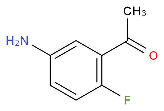 1-(5-amino-2-fluorophenyl)ethan-1-one_分子结构_CAS_67500-19-0