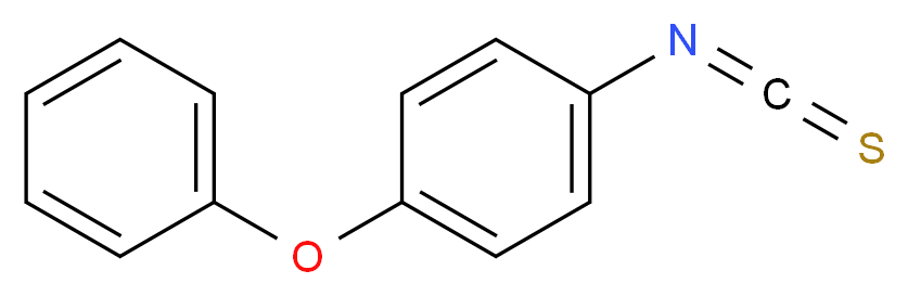 1-isothiocyanato-4-phenoxybenzene_分子结构_CAS_3529-87-1